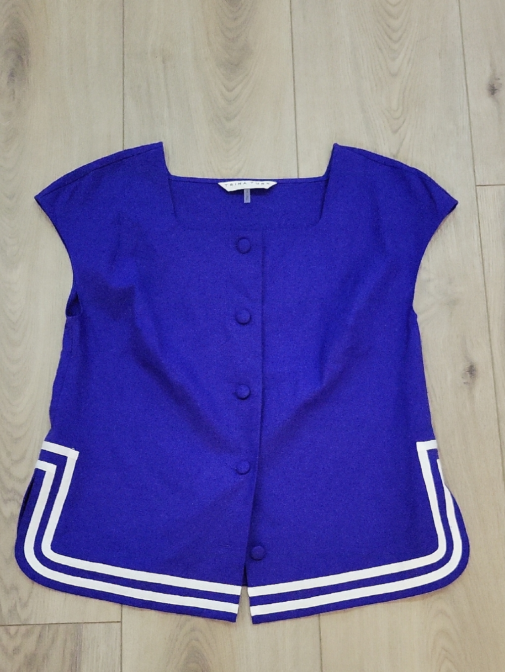 Trina Turk Purple Knit Top